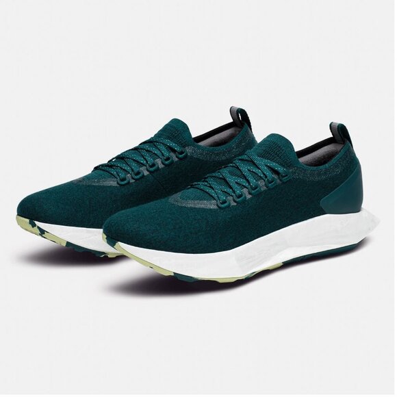 Allbirds | Women's Wool Flyer Mizzles Teal Tennis Shoe Wool sz 10.5 - Picture 2 of 12